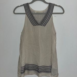 Pants Store Cream Sleeveless Top